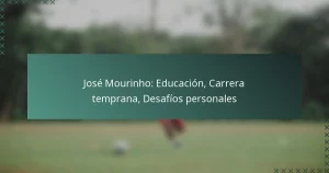 José Mourinho: Educación, Carrera temprana, Desafíos personales